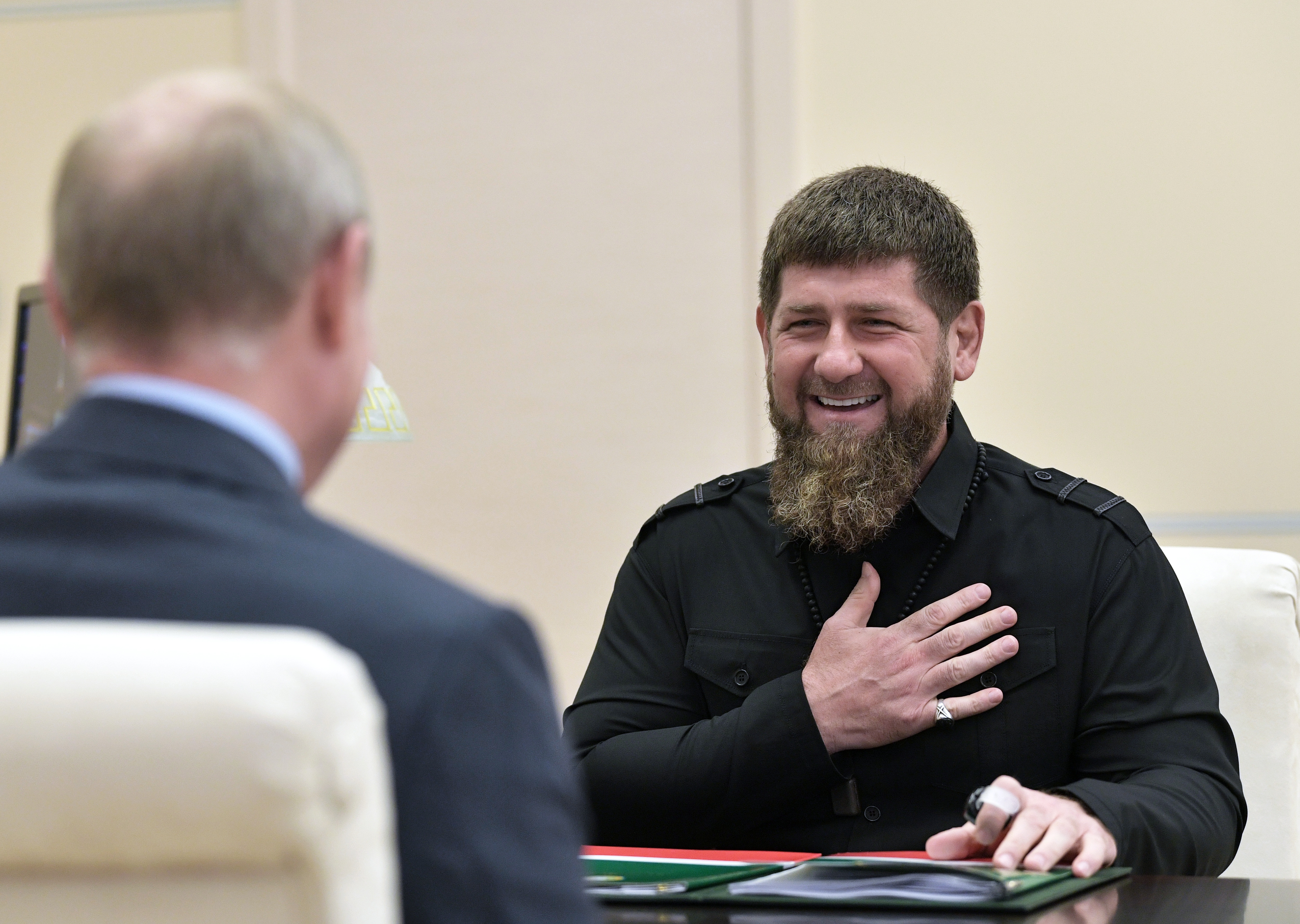 Kadyrov en Poetin 