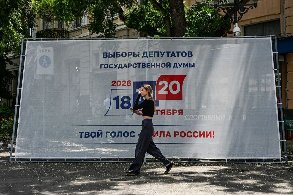 Duma election banner Crimea