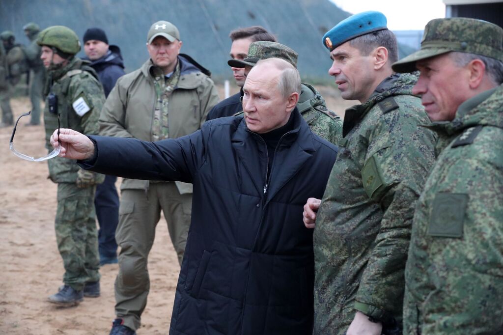 Putin military inspection