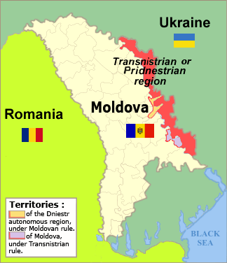 moldova map