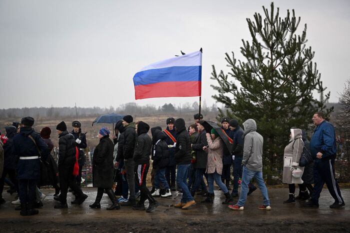 Uitvaart Russische soldaat Tula 2023